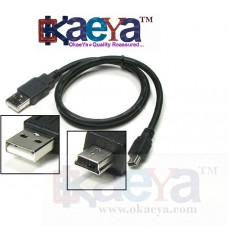 OkaeYa USB 2.0, V3 Cable For Cameras/Mp3 Players/External Hard Disks - short size (Only For Members)